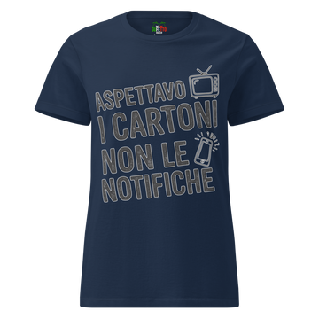 T-shirt morbida basic da donna Cartoni