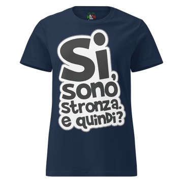 T-shirt morbida basic da donna Stron*a