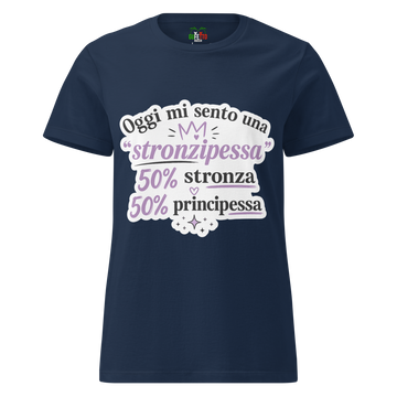 T-shirt morbida basic da donna Stronzipessa