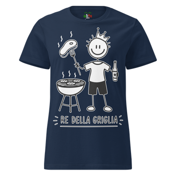 T-shirt morbida basic da donna Stick Re della Griglia