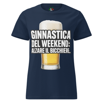 T-shirt morbida basic da donna Ginnastica