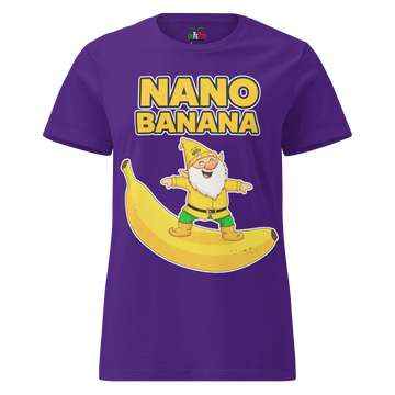 T-shirt morbida basic da donna Nano Banana