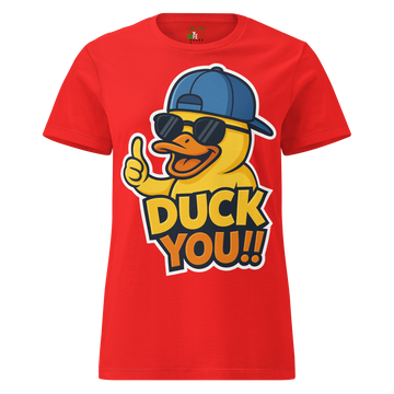 T-shirt morbida basic da donna DUCK YOU