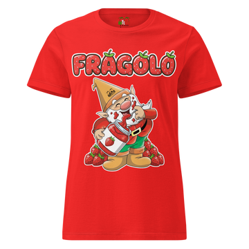 T-shirt morbida basic da donna Fragolo