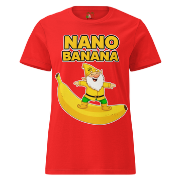T-shirt morbida basic da donna Nano Banana