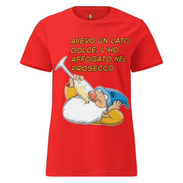 T-shirt morbida basic da donna Lato Dolce