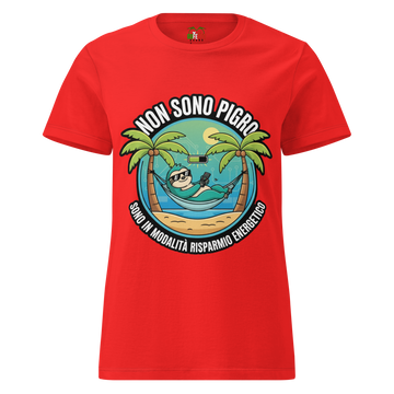 T-shirt morbida basic da donna Risparmio Energetico