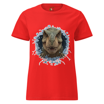 T-shirt morbida basic da donna T-Rex