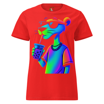 T-shirt morbida basic da donna Panter