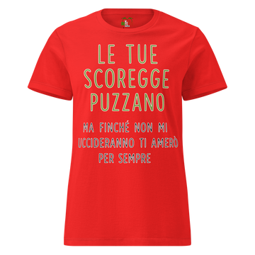 T-shirt morbida basic da donna Scoregge