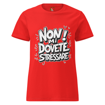 T-shirt morbida basic da donna Stressare