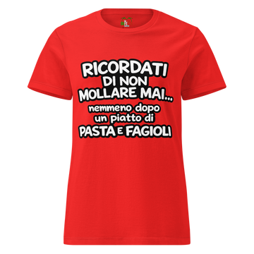 T-shirt morbida basic da donna Pasta e Fagioli