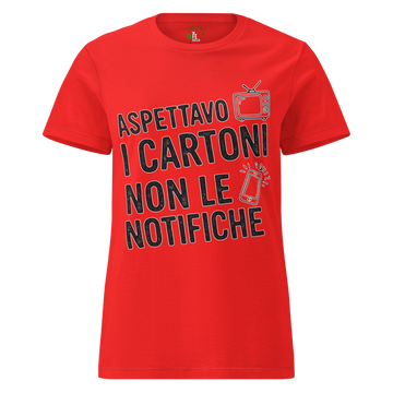T-shirt morbida basic da donna Cartoni
