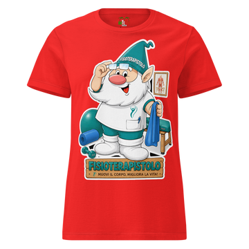 T-shirt morbida basic da donna Fisioterapistolo