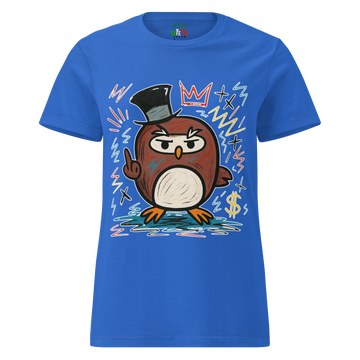 T-shirt morbida basic da donna Gufetto Art.