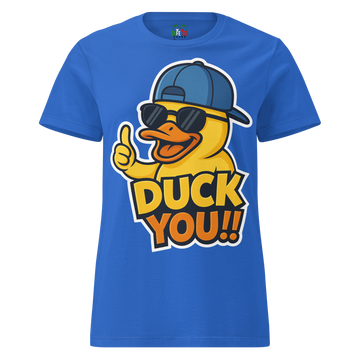 T-shirt morbida basic da donna DUCK YOU