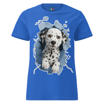 T-shirt morbida basic da donna Dalmata