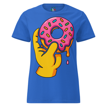 T-shirt morbida basic da donna Donuts