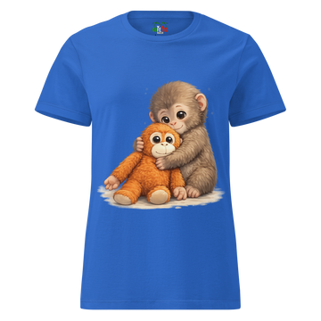 T-shirt morbida basic da donna Monkey P.
