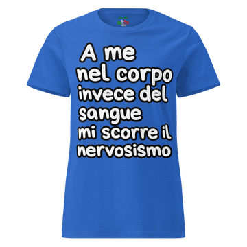 T-shirt morbida basic da donna Nervosismo