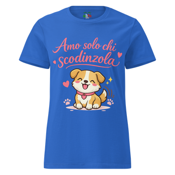 T-shirt morbida basic da donna Scodinzola