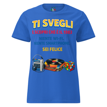 T-shirt morbida basic da donna 1983