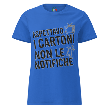 T-shirt morbida basic da donna Cartoni