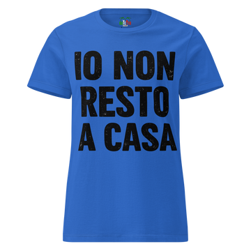 T-shirt morbida basic da donna Io Non Resto a Casa
