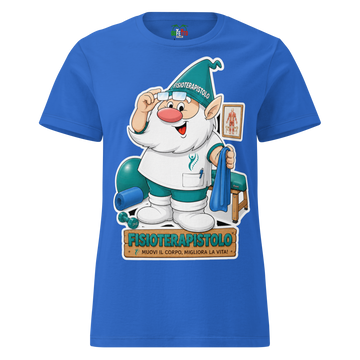T-shirt morbida basic da donna Fisioterapistolo