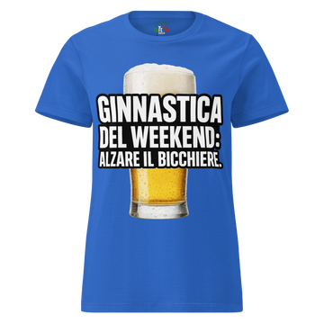 T-shirt morbida basic da donna Ginnastica
