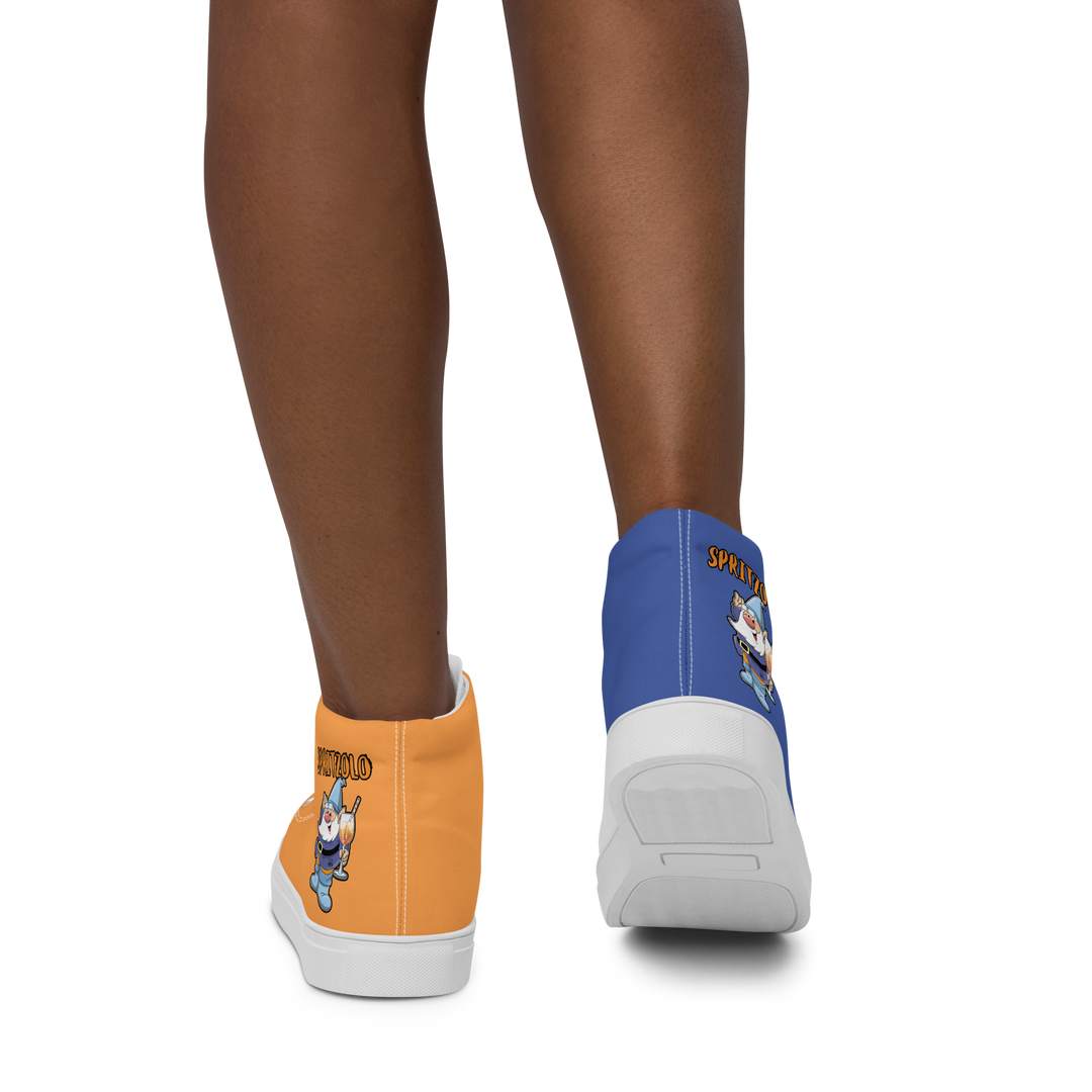 Sneakers alte in tela da donna SPRITZOLO - Gufetto Brand 