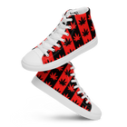 Sneakers alte in tela da donna CANNABIS ROSSE - Gufetto Brand 