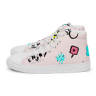 Sneakers alte in tela da donna PINK ENJOY - Gufetto Brand 