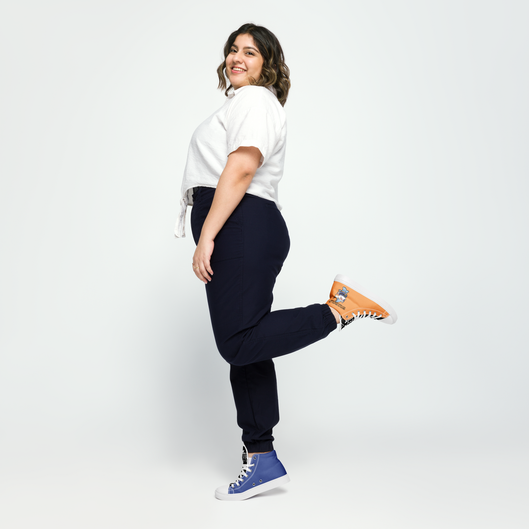 Sneakers alte in tela da donna SPRITZOLO - Gufetto Brand 
