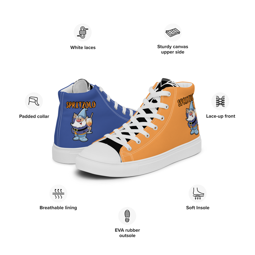 Sneakers alte in tela da donna SPRITZOLO - Gufetto Brand 