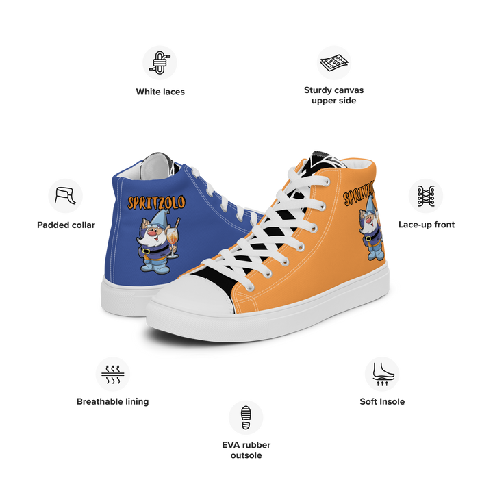 Sneakers alte in tela da donna SPRITZOLO - Gufetto Brand 