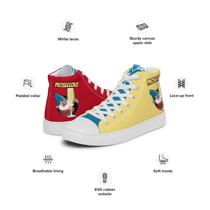 Sneakers alte in tela da donna PROSECCOLO NEW - Gufetto Brand 