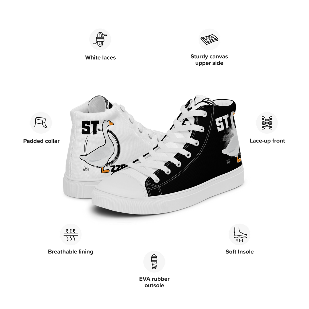 Sneakers alte in tela da donna OCA ST ZZO - Gufetto Brand 