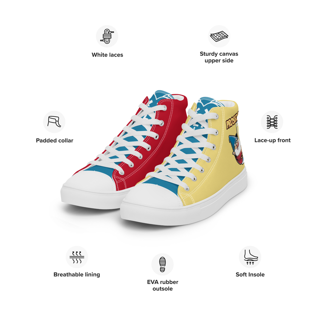 Sneakers alte in tela da donna PROSECCOLO NEW - Gufetto Brand 