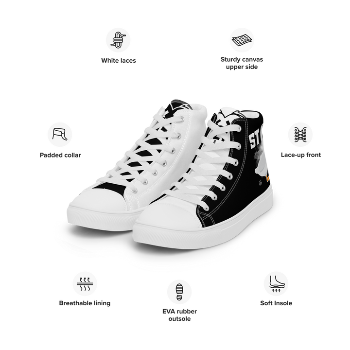 Sneakers alte in tela da donna OCA ST ZZO - Gufetto Brand 