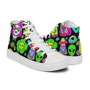 Sneakers alte in tela da donna FUN EDITION