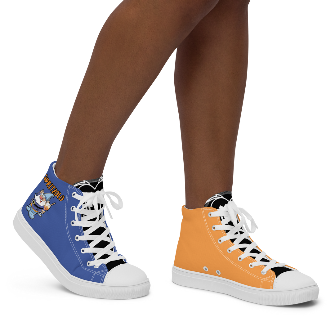 Sneakers alte in tela da donna SPRITZOLO - Gufetto Brand 