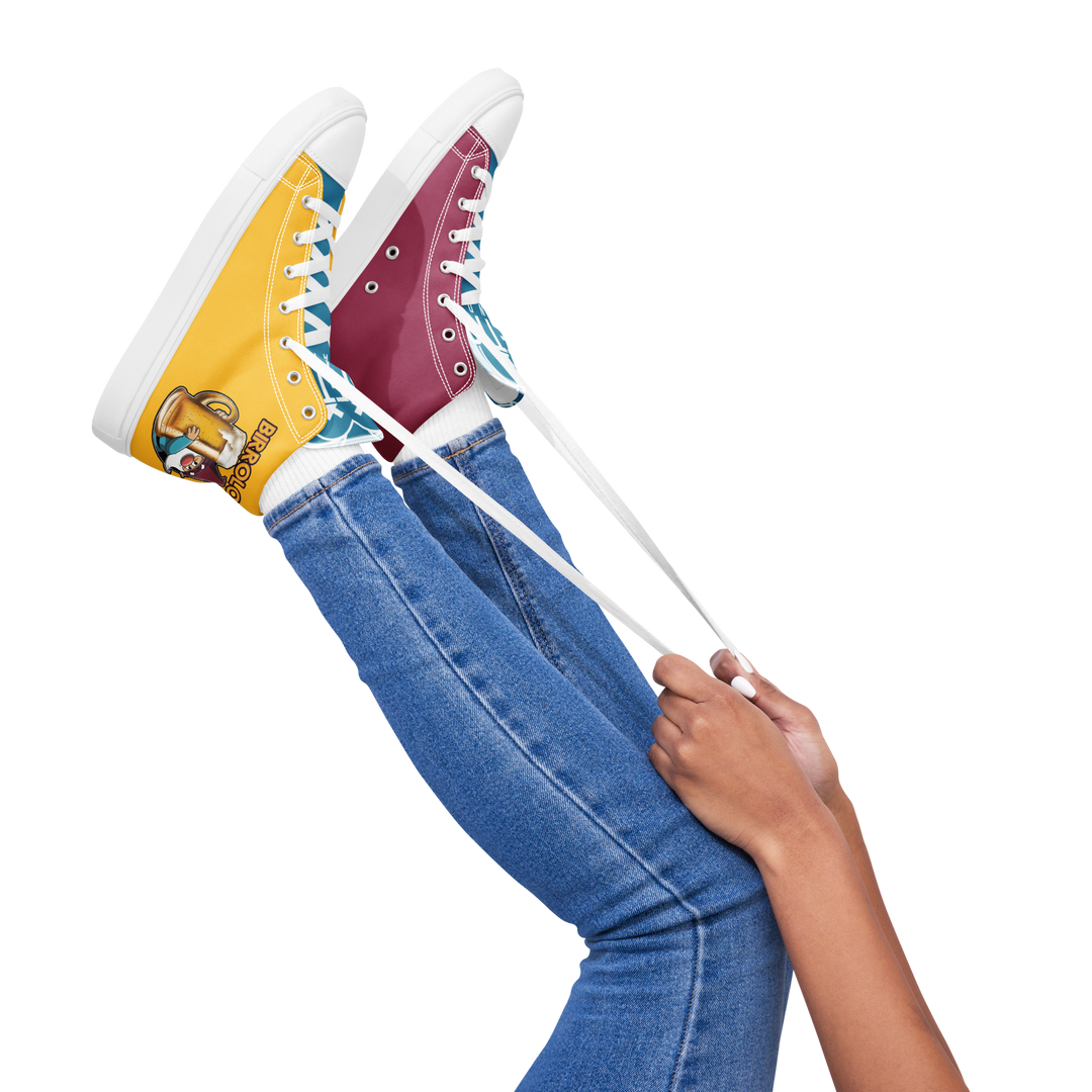 Sneakers alte in tela da donna BIRROLO NEW - Gufetto Brand 