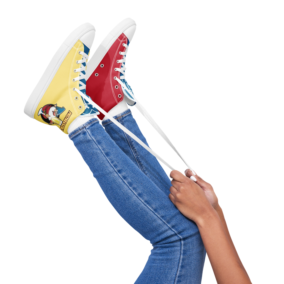 Sneakers alte in tela da donna PROSECCOLO NEW - Gufetto Brand 