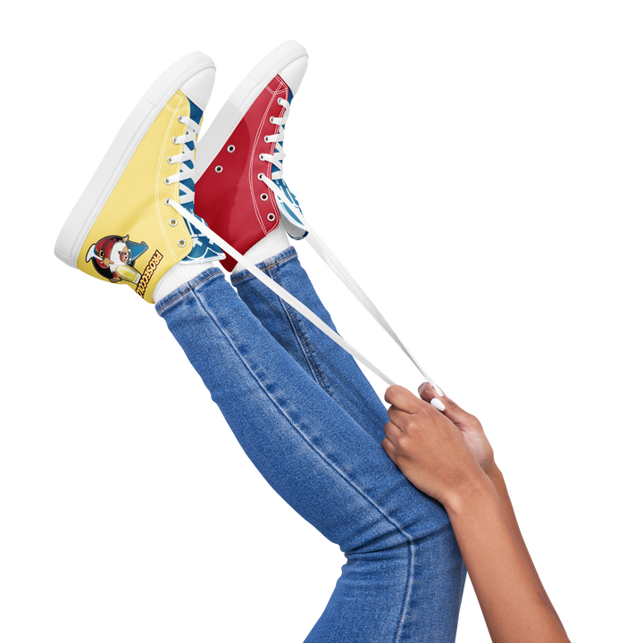 Sneakers alte in tela da donna PROSECCOLO NEW - Gufetto Brand 