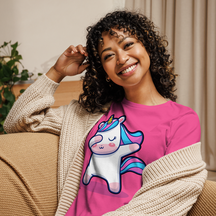 T-shirt fit donna Unicorn Dance - Gufetto Brand 
