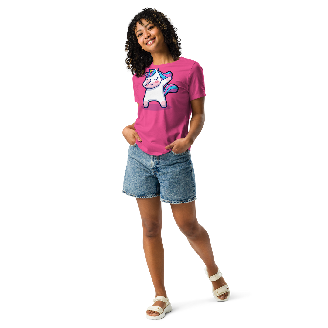 T-shirt fit donna Unicorn Dance - Gufetto Brand 