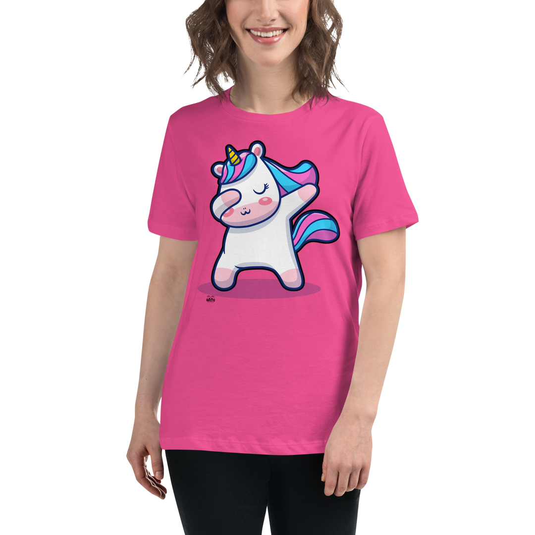 T-shirt fit donna Unicorn Dance - Gufetto Brand 