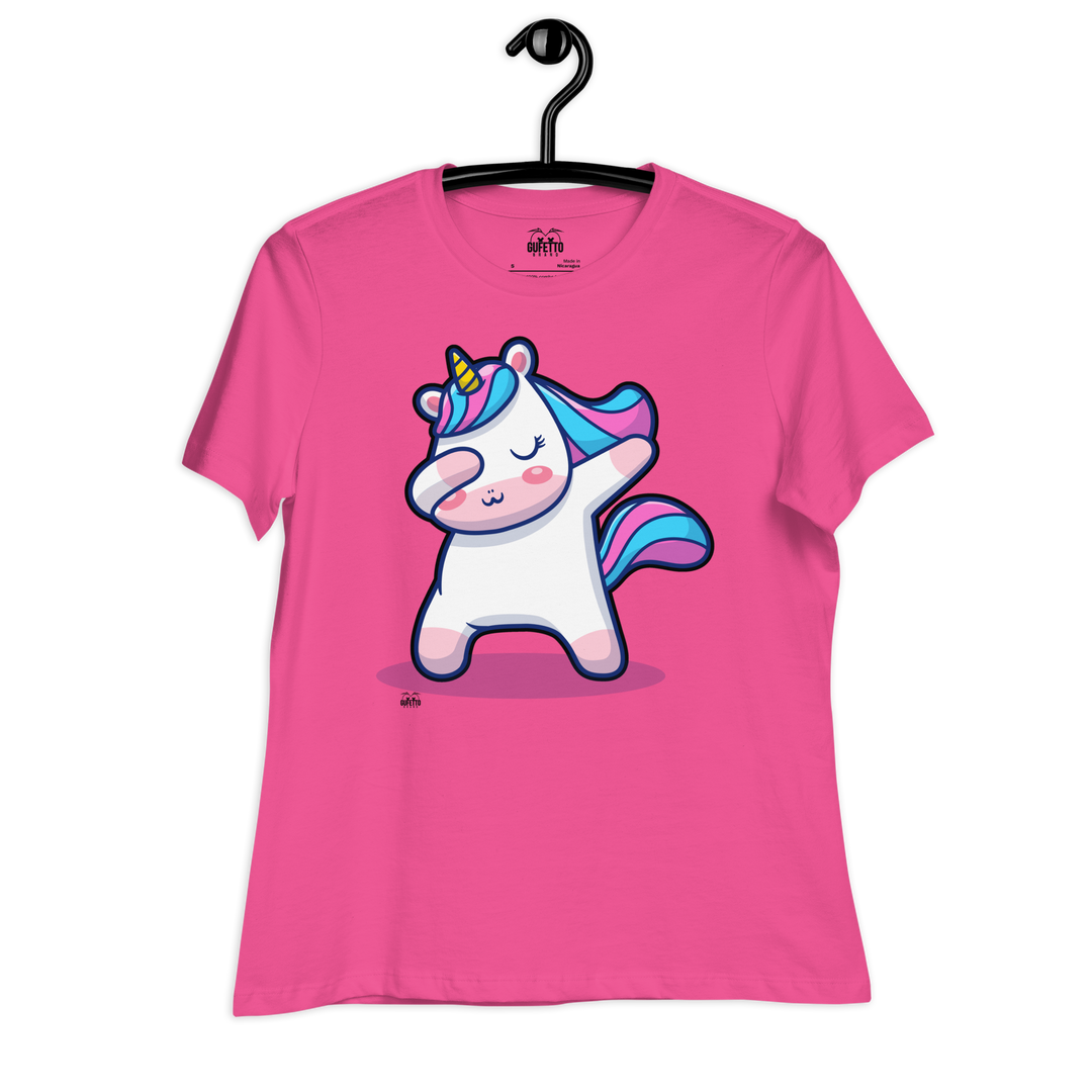 T-shirt fit donna Unicorn Dance - Gufetto Brand 