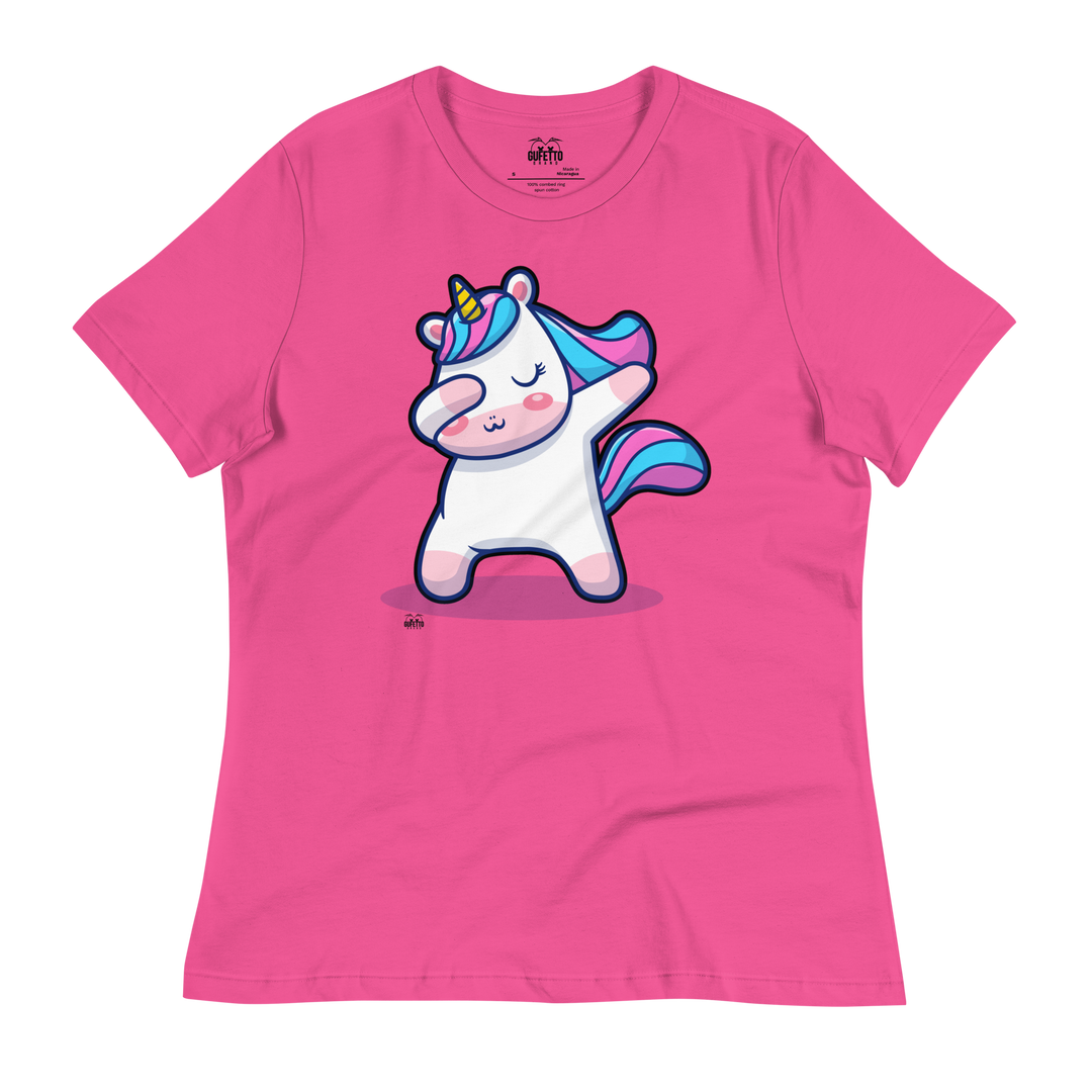 T-shirt fit donna Unicorn Dance - Gufetto Brand 